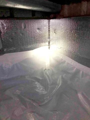 CleanSpace Vapor Barrier and SilverGlo Wall Insulation