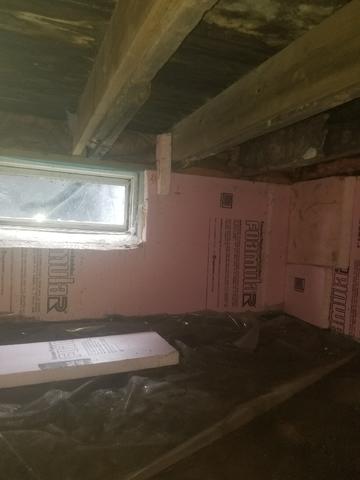 Window and Joists Not Properly Insulated