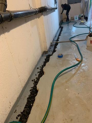During installation