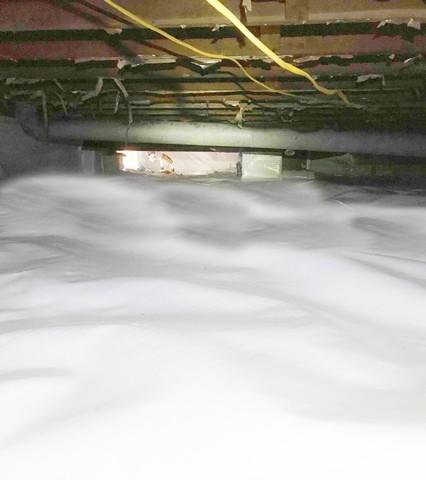 CleanSpace used for complete crawl space encapsulation