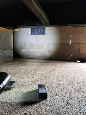 Exposed Cinder Blocks and Untreated Rim Joists