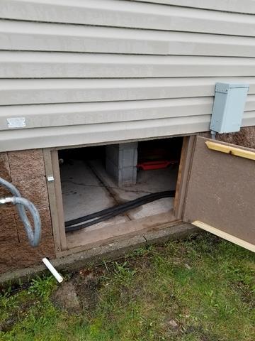 Entrance To The Crawl Space