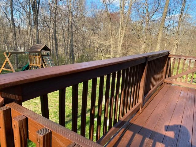 Deck Staining Results