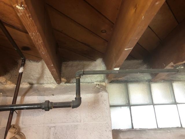 Spray Foam and Piping
