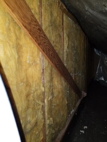 Before Photo Existing Insulation
