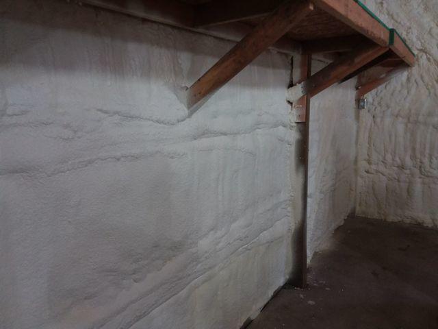 Spray Foam And Shelving