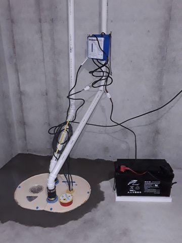 Waterproofed Basement