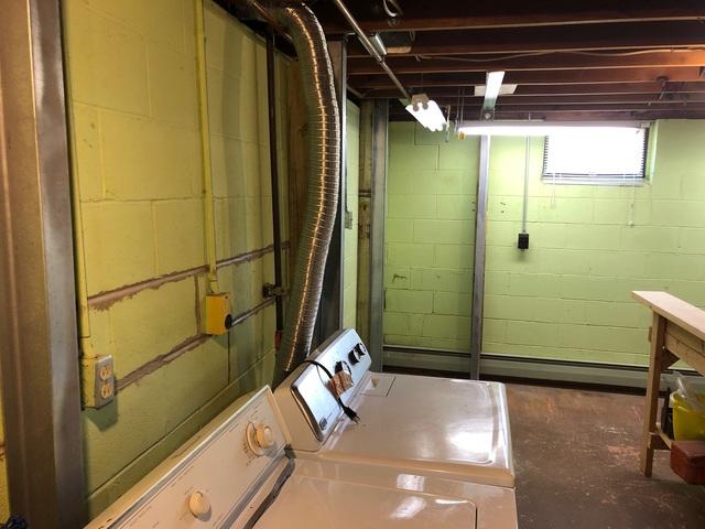 PowerBrace® Support Beams Along Basement Perimiter