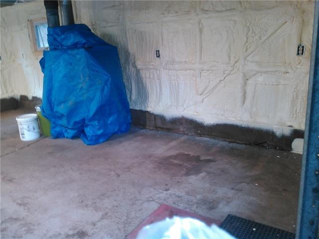 Closed Cell Spray Foam Installed
