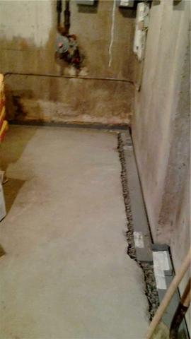 WaterGuard Basement Waterproofing is Installed