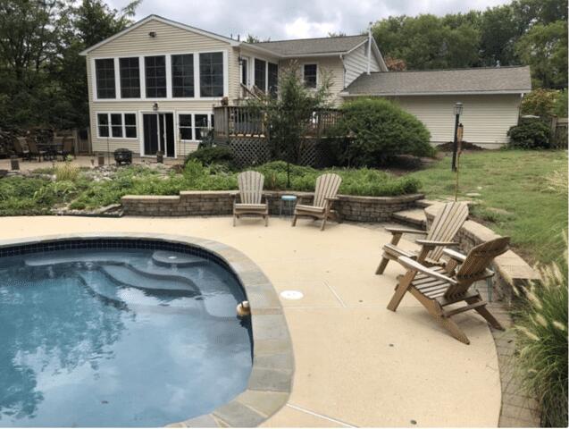 Deck transformed into a new addition in Annapolis, MD.