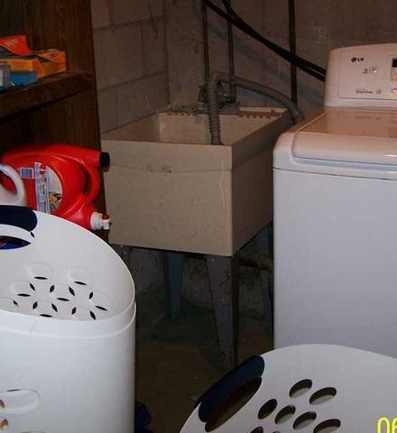 Water Stains on Basement Walls