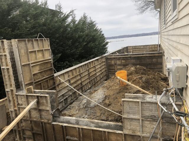 A new addition being built in Pasadena, MD