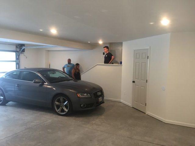 Garage Addition with Living Space Above in Maryland