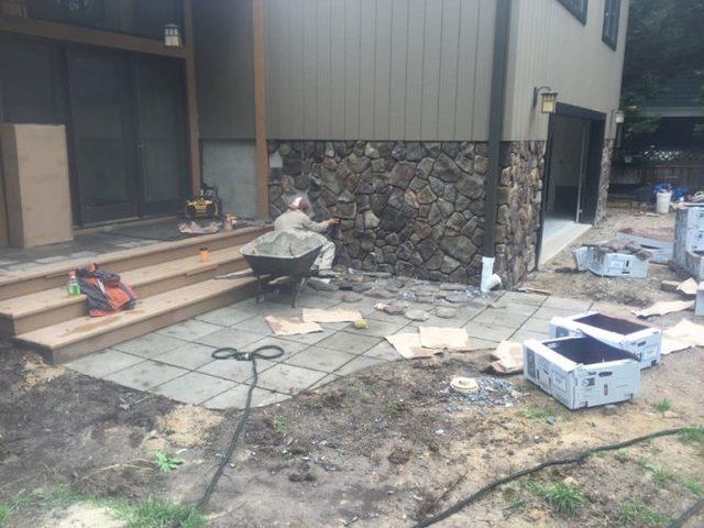 Garage Addition with Living Space Above in Maryland