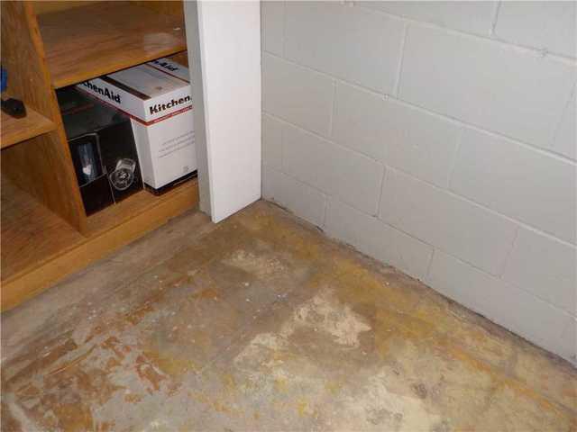 Water Coming in Where the Wall Meets the Floor