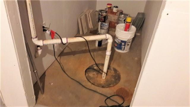 Home's Existing Sump Pump