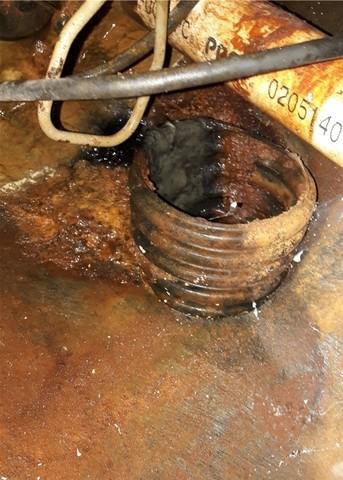 Likely Iron Ochre Build-Up