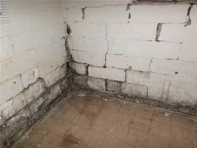 Before Photo Cracked Basement Walls In Duluth, MN