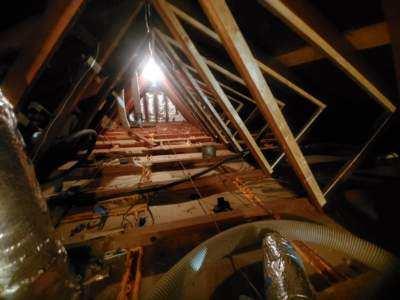 Unfinished Attic Space