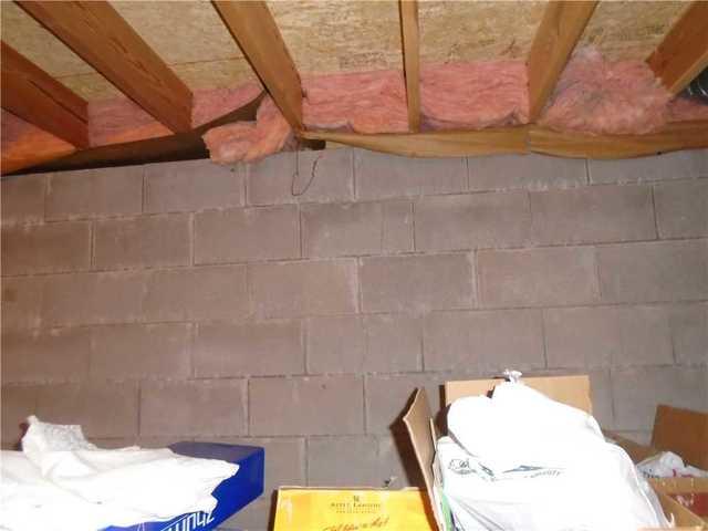 Before Stabilization Basement Walls In Duluth, MN