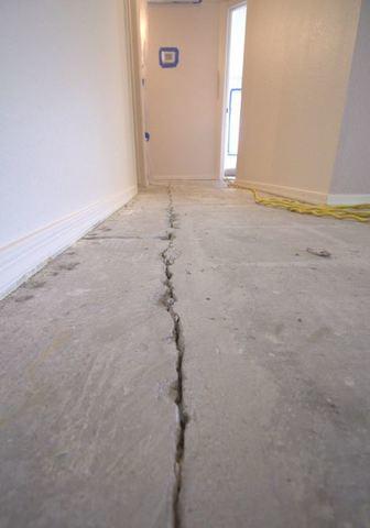 Foundation Slab Crack 1