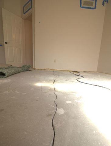 Foundation Slab Crack 3