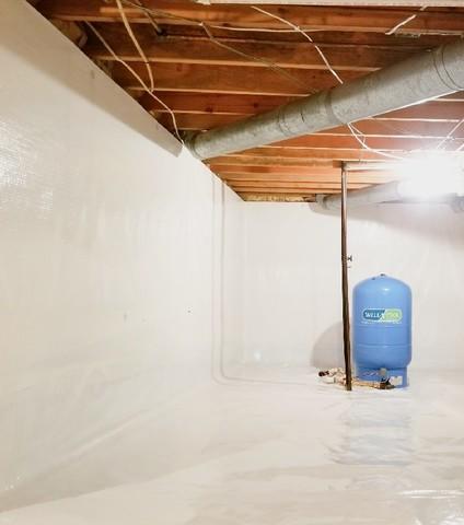 CleanSpace installed for complete crawl space encapsulation