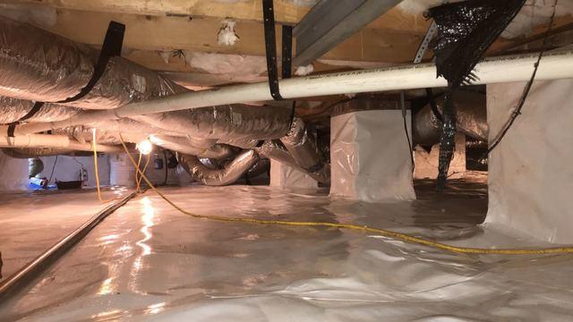 Vapor Barrier Inside Crawl Space