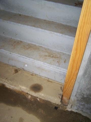 Wet Basement Stairs in Storrs Mansfield, CT