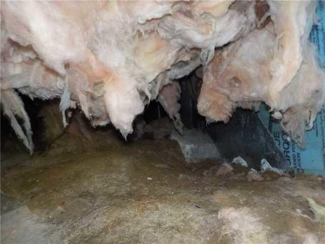 Insulation Falling in Crawl Space