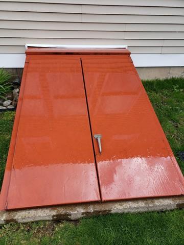 Storm Door Pressure Washed