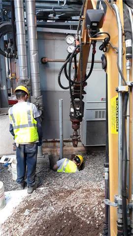 Helical Pier installation