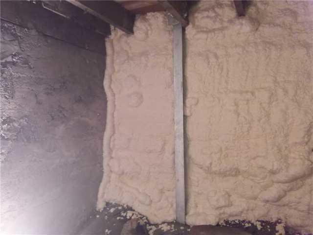 External Wall Spray Foamed