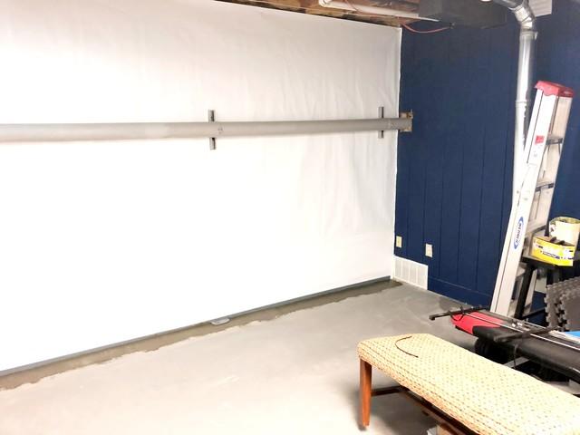 CleanSpace used to brighten up basement walls and protect against moisture