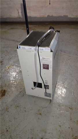 Installing SaniDry to Rid of All Water Vapor