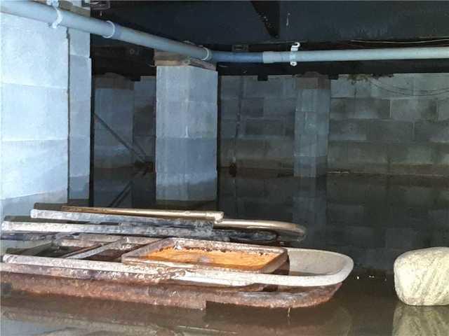 Rusted Chairs Prove Water Damage