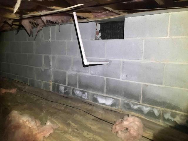 Moisture Entering Crawl Space