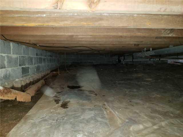 Uninsulated Crawl Space