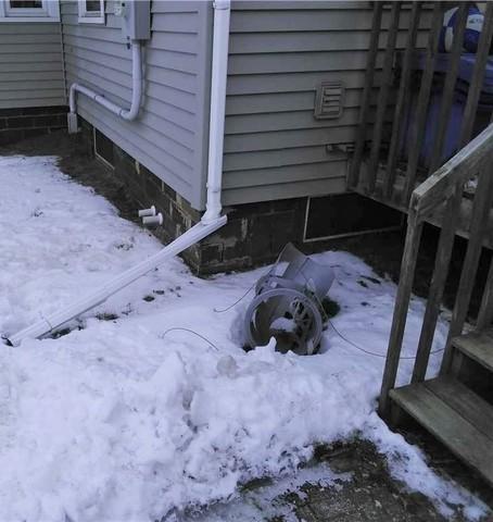 Exterior of the home