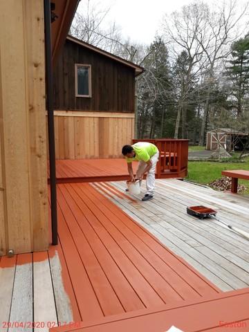 Stain Application
