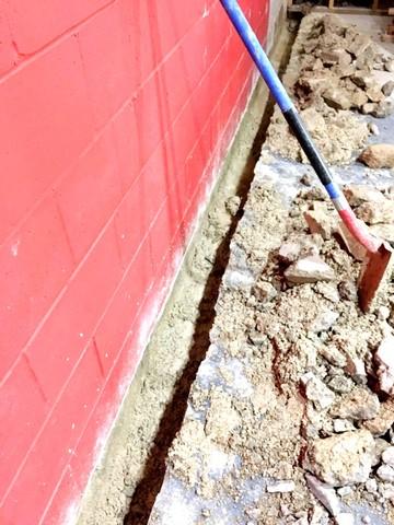 Trench for WaterGuard