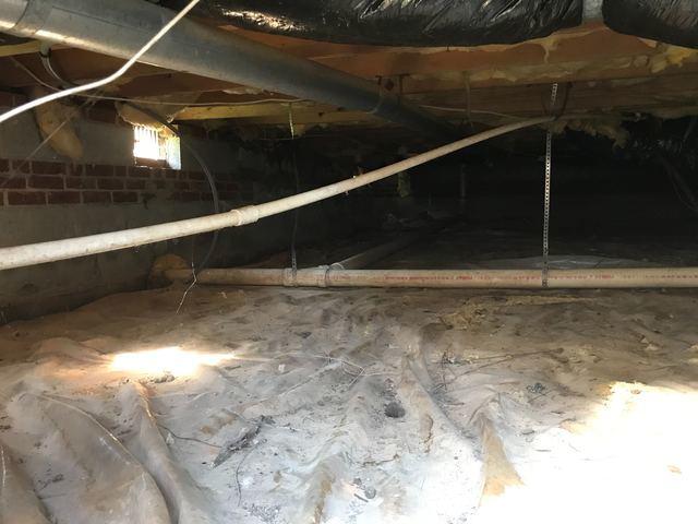Musty Crawl Space Air and Floor