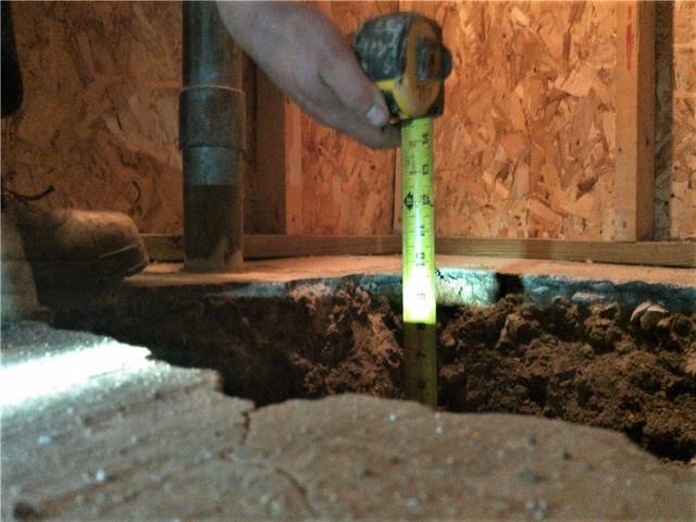Digging WaterGuard® Drains