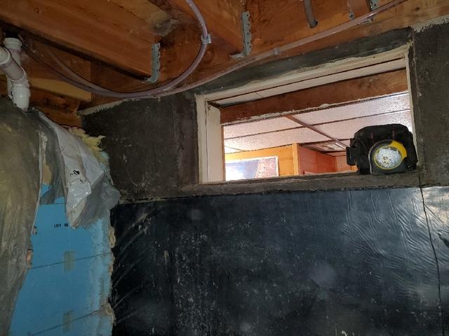 Small Crawl Space Entrance? No Problem For Our DBS Foreman