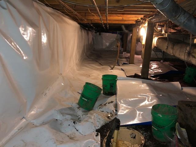 CleanSpace® is extremely durable and will not rip or tear in a crawl space. Homeowners can store items in their crawl space with confidence.