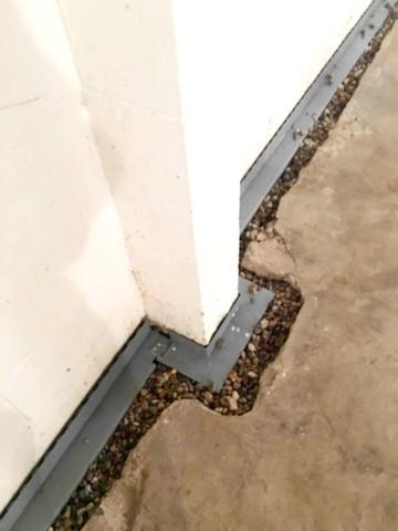 WaterGuard French Drain Before Photo