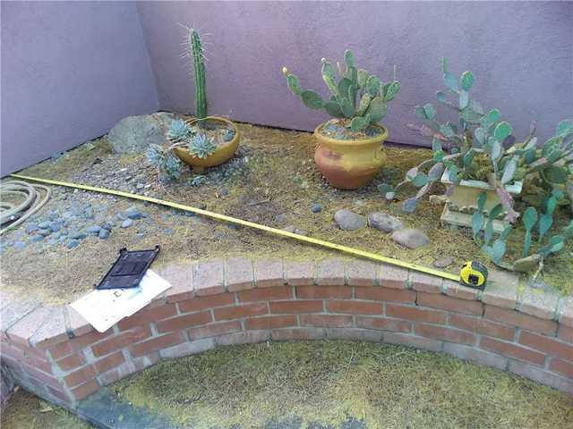 Its important for our crews to be precise as possible. The area is measured before any trenches are dug.