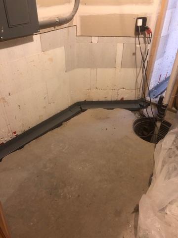 WaterGuard® System Installed In Wet Duluth, MN Basement
