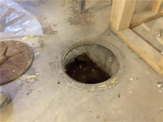 Site of the New Sump Pump